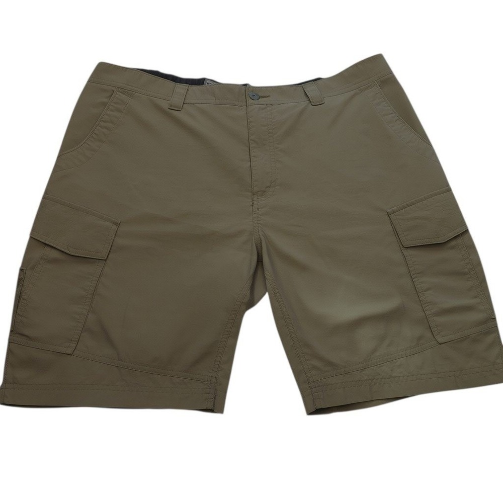 REI Sahara Quick Dry‎ Cargo Hiking Shorts Men 2XL Olive Green Nylon